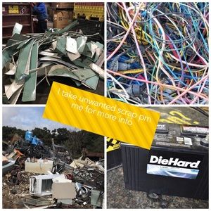 I take unwanted scrap metal!!